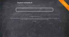 Desktop Screenshot of bergmann-automaten.de